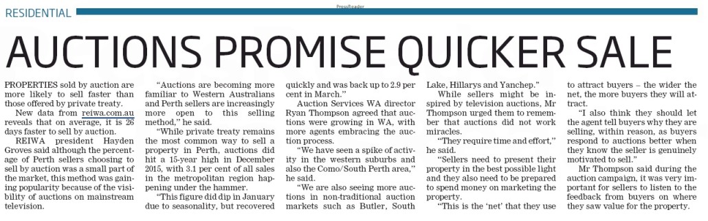 Southern Gazette 160510 Auctions sell faster